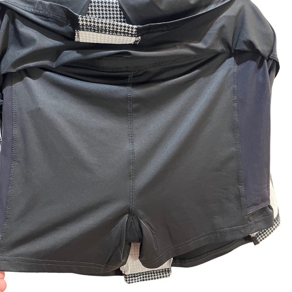 Cross Court Tennis Skirt Black w/ Herringbone Pleats NWT Sz L - Picture 6 of 11